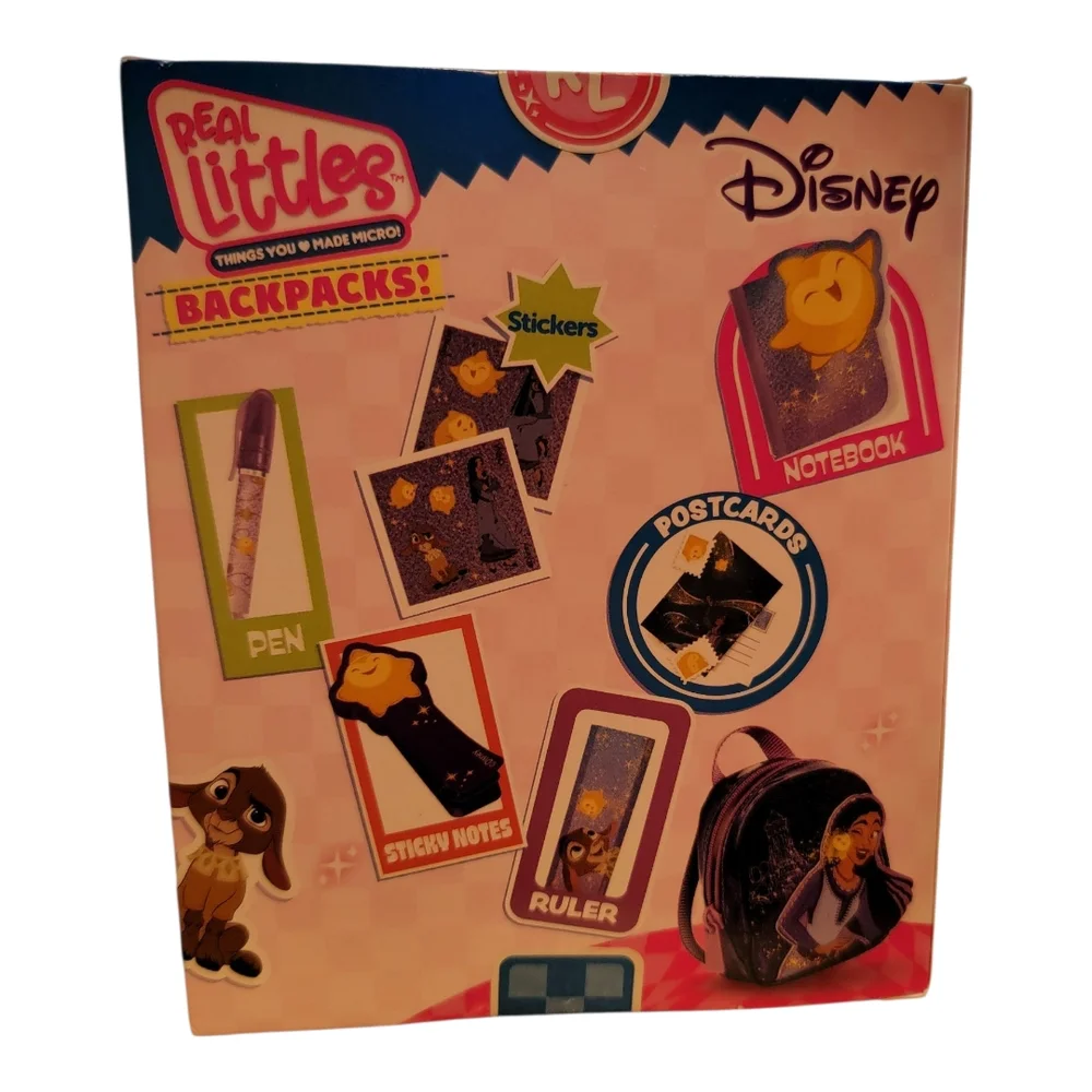 Disney Wish Real Littles Backpack‎ with Stationery